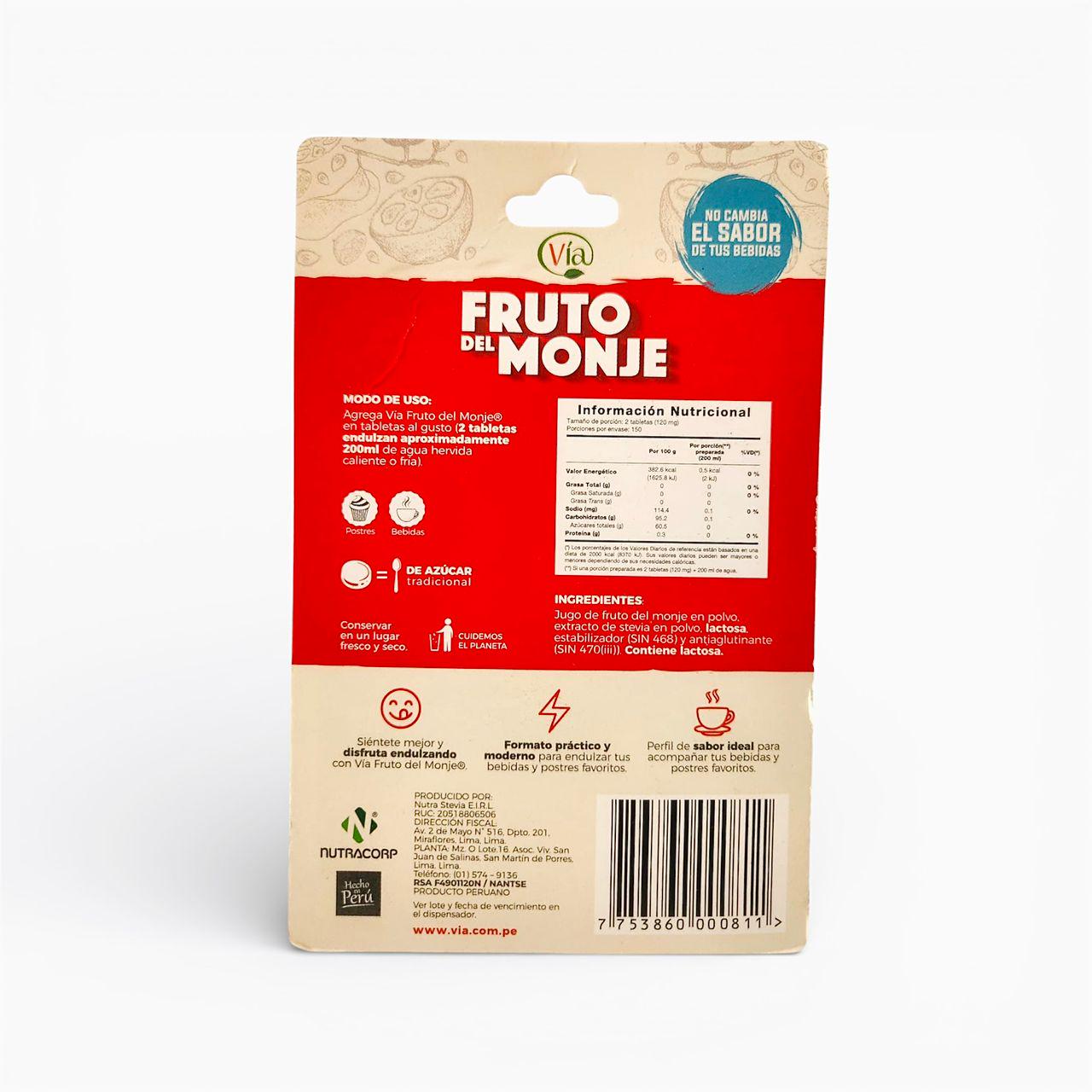 Monk Fruit Sweetener Tablets – 300 Count | Natural Zero-Calorie Sugar Alternative