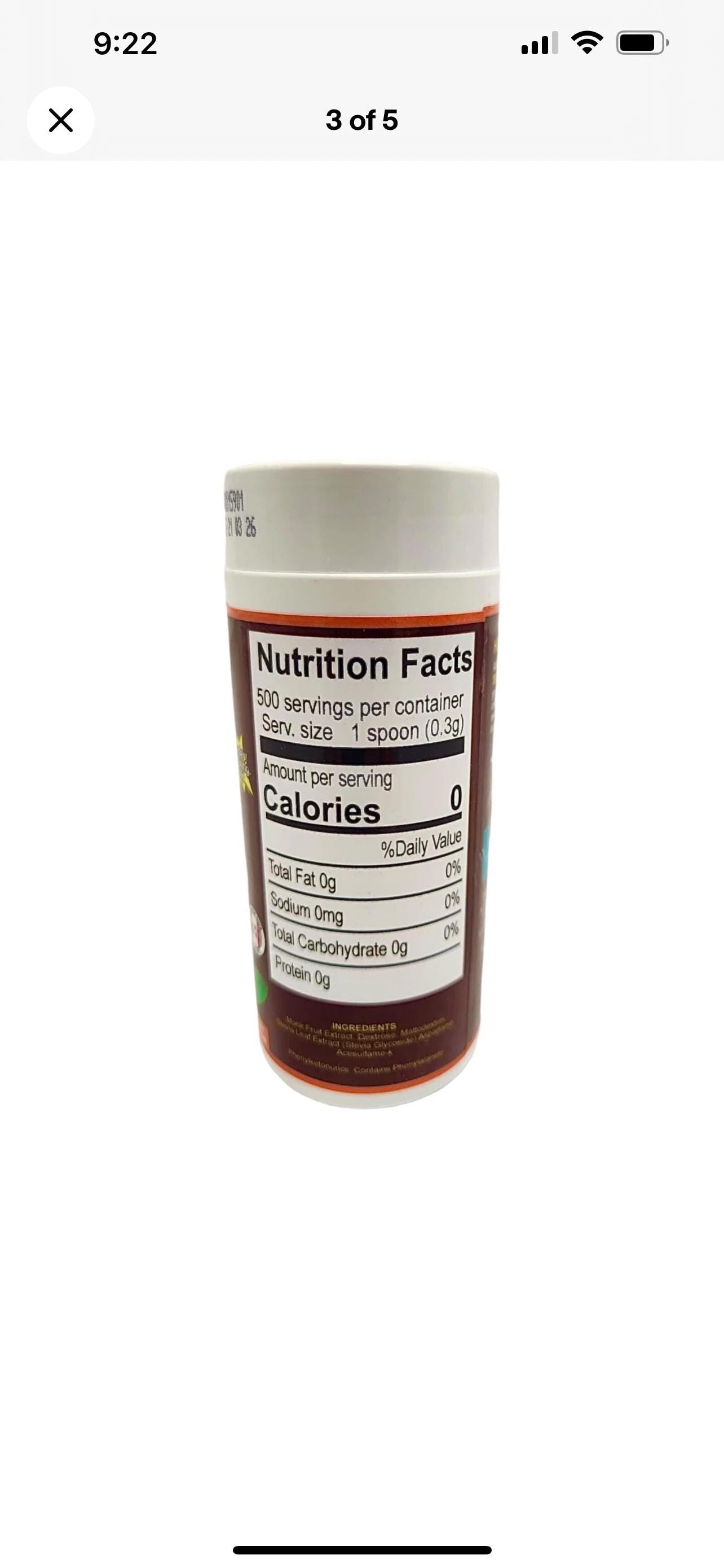 Monk Fruit La Boliviana Sweetener | 150 g net weight “FRUTO DEL MONJE” from Peru